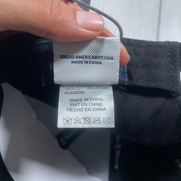 Psycho Bunny Men's Cotton Screen Printed Logo Baseball Adjustable Strap Hat/Cap - Picture 10 of 11